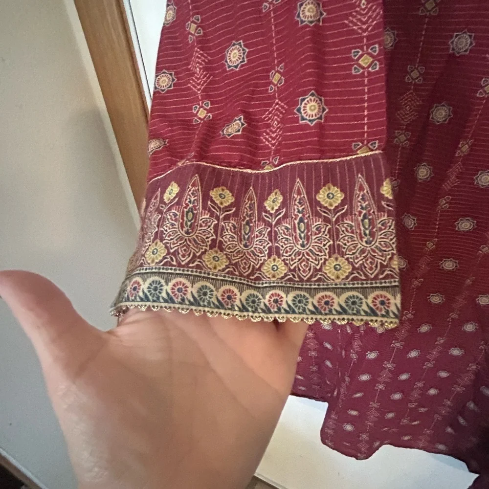 Zeen Size 12 Indian Embroidered Dress